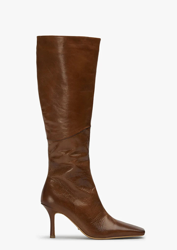 Fiesty Cognac Vintage Calf Boots | Boots | Tony Bianco USA | Tony Bianco US