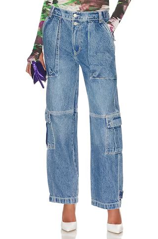 Free People Marx Slouchy Cargo in Bluebell from Revolve.com | Revolve Clothing (Global)