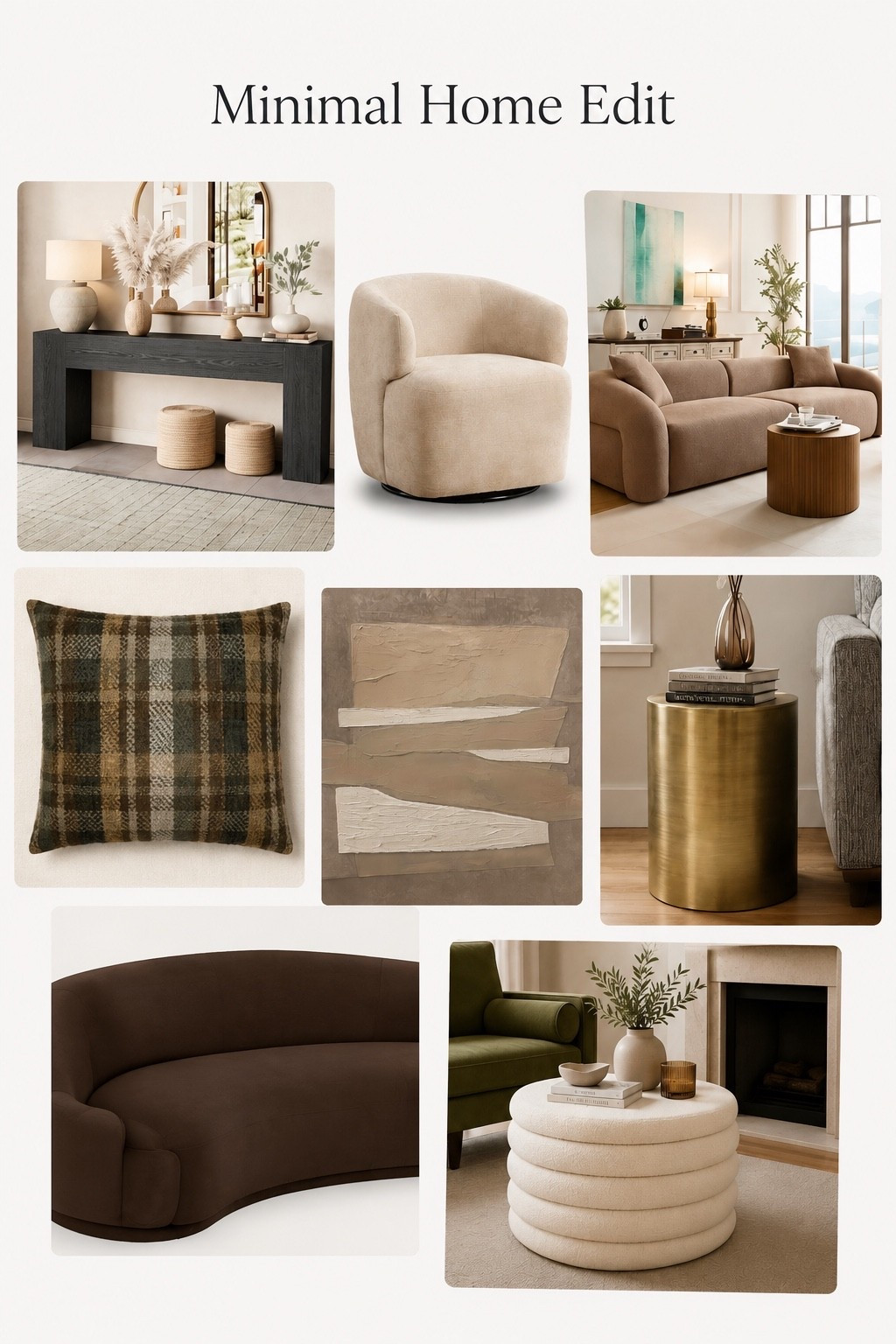 Minimal Home Edit

A few elevated neutral finds I’m loving lately. Sculptural shapes, warm textures, and timeless pieces that give that high-end organic modern look without feeling trendy. These are the kinds of pieces that instantly make a space feel layered, cozy, and designer inspired.

#LTKHome #LTKSaleAlert