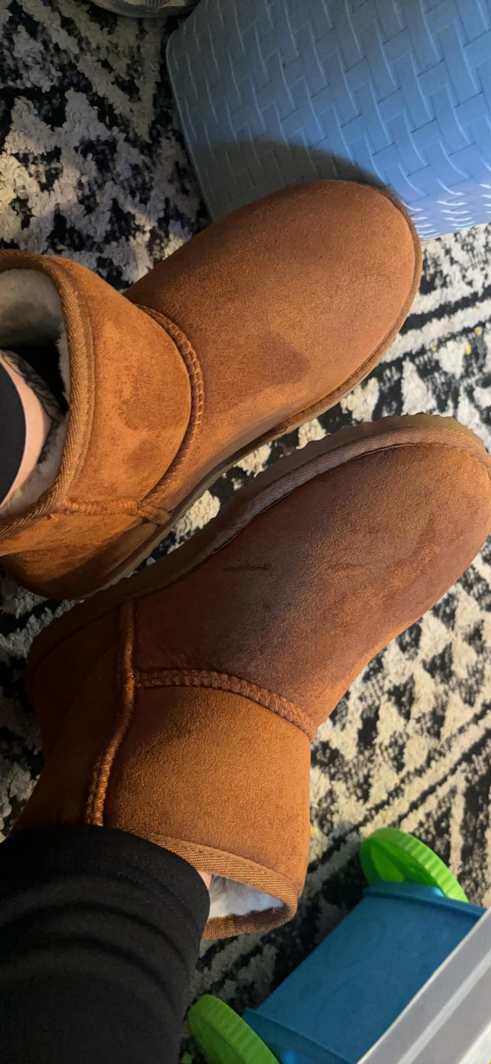 Zizor Women's Cozy Short Bootie Slippers, Winter Warm Hard Bottom House Shoes with Fuzzy Lining | Amazon (US)