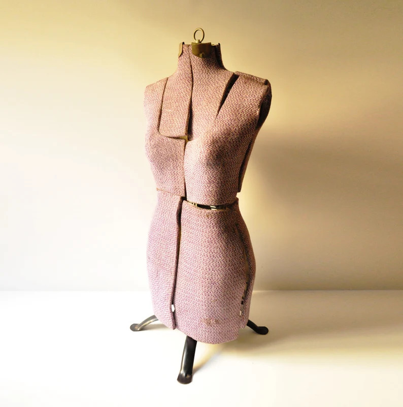 1950s Adjustable Dress Form - Purple - Tailor's Mannequin - Tailor's Dummy - Shop Window Display ... | Etsy (US)