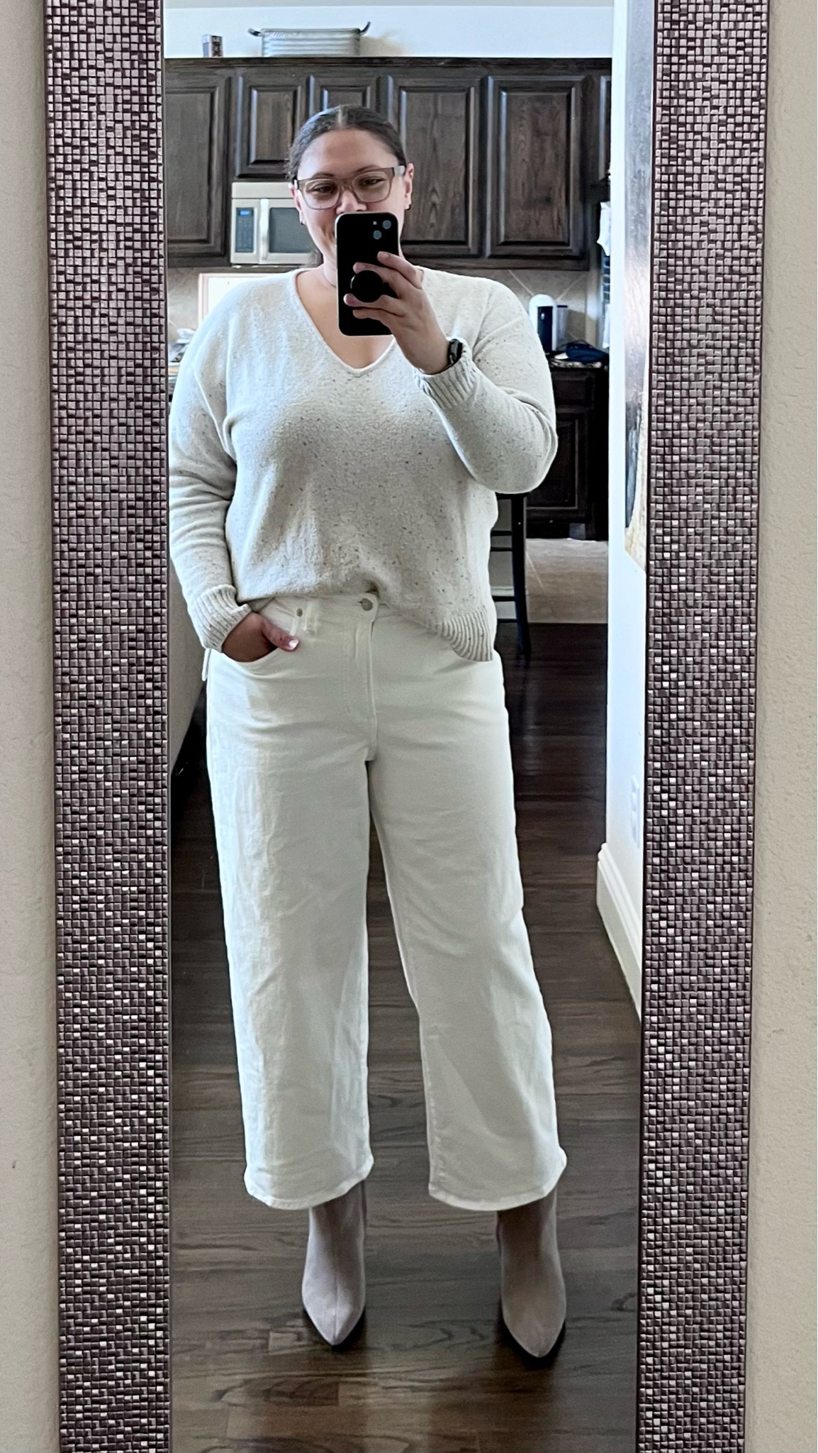 Boots are knee high with a slim calf. I’m wearing them in an 8.5 which is TTS for me in boots.

#LTKShoeCrush #LTKOver40 #LTKMidsize