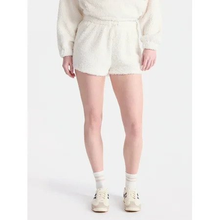 No Boundaries Plush Short, Women's Plus | Walmart (US)