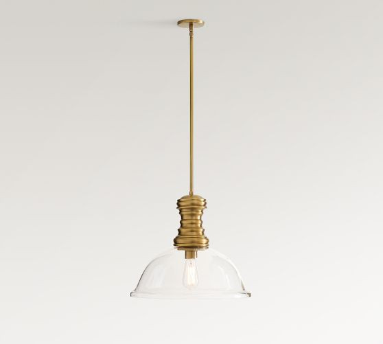 Meyer Flared Glass Pendant (17") | Pottery Barn (US)