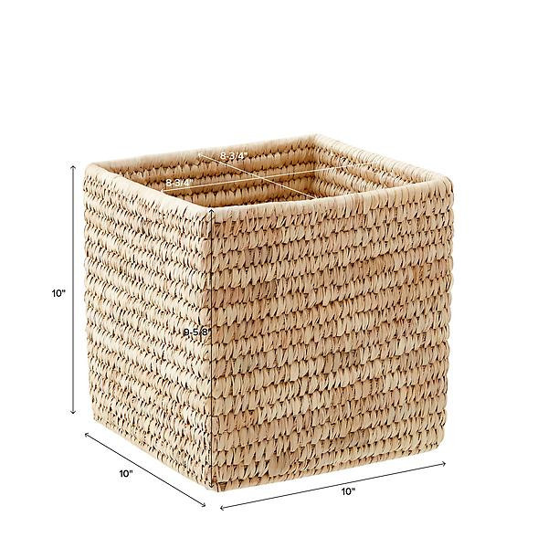 Palm Leaf Storage Cubes | The Container Store