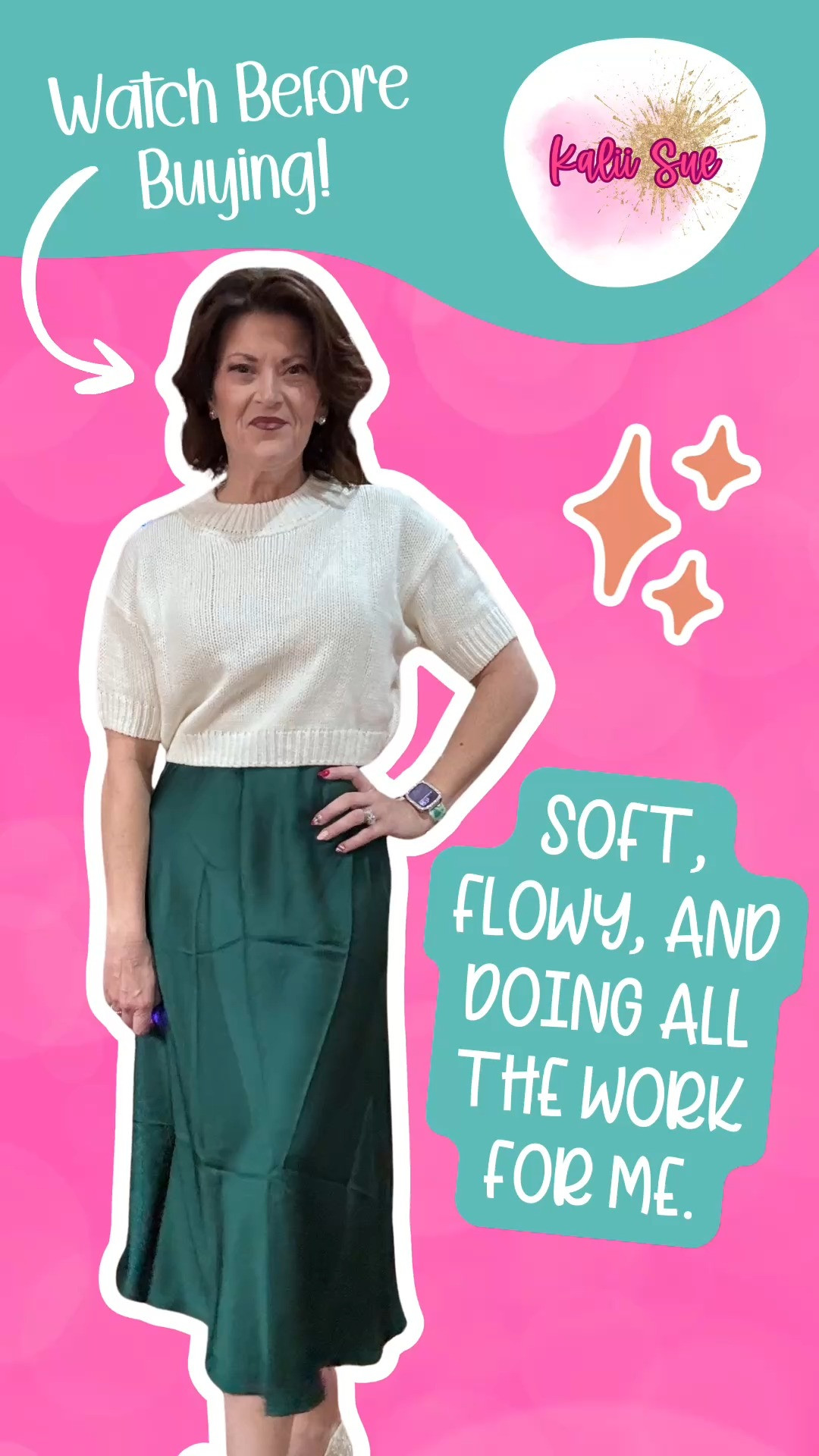 This Modegal satin midi skirt is one of those pieces that instantly makes an outfit feel softer, more intentional, and a little elevated — without trying too hard. The high-waisted fit with the hidden elastic waistband makes it comfortable and forgiving, while the A-line, flared silhouette gives it that beautiful flow when you walk.

The satin fabric feels luxe but wearable, and I love how easy it is to style. Pair it with a fitted knit, a simple tee, or a dressy top and you’re done. It works for everyday wear, date nights, holidays, brunch, or special events, and it’s the kind of skirt you’ll keep reaching for because it always looks good.

This is one of those wardrobe pieces that quietly does the most — flattering, comfortable, and endlessly versatile. Exactly how I like my clothes to show up for me. 

 

#LTKHoliday