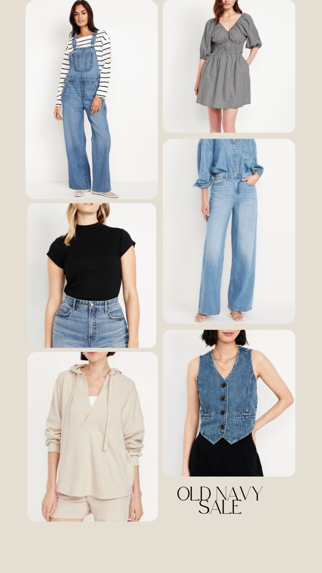 Old navy sale finds! I bought the denim vest and shouldn’t be getting it in tomorrow! 

#LTKSaleAlert #LTKSeasonal #LTKSpringSale