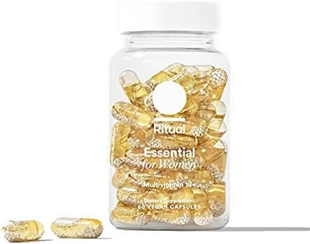 Ritual Multi Vitamins Essential for Women 18+ Vegan Friendly Non-GMO Gluten and Major Allergen Fr... | Amazon (US)
