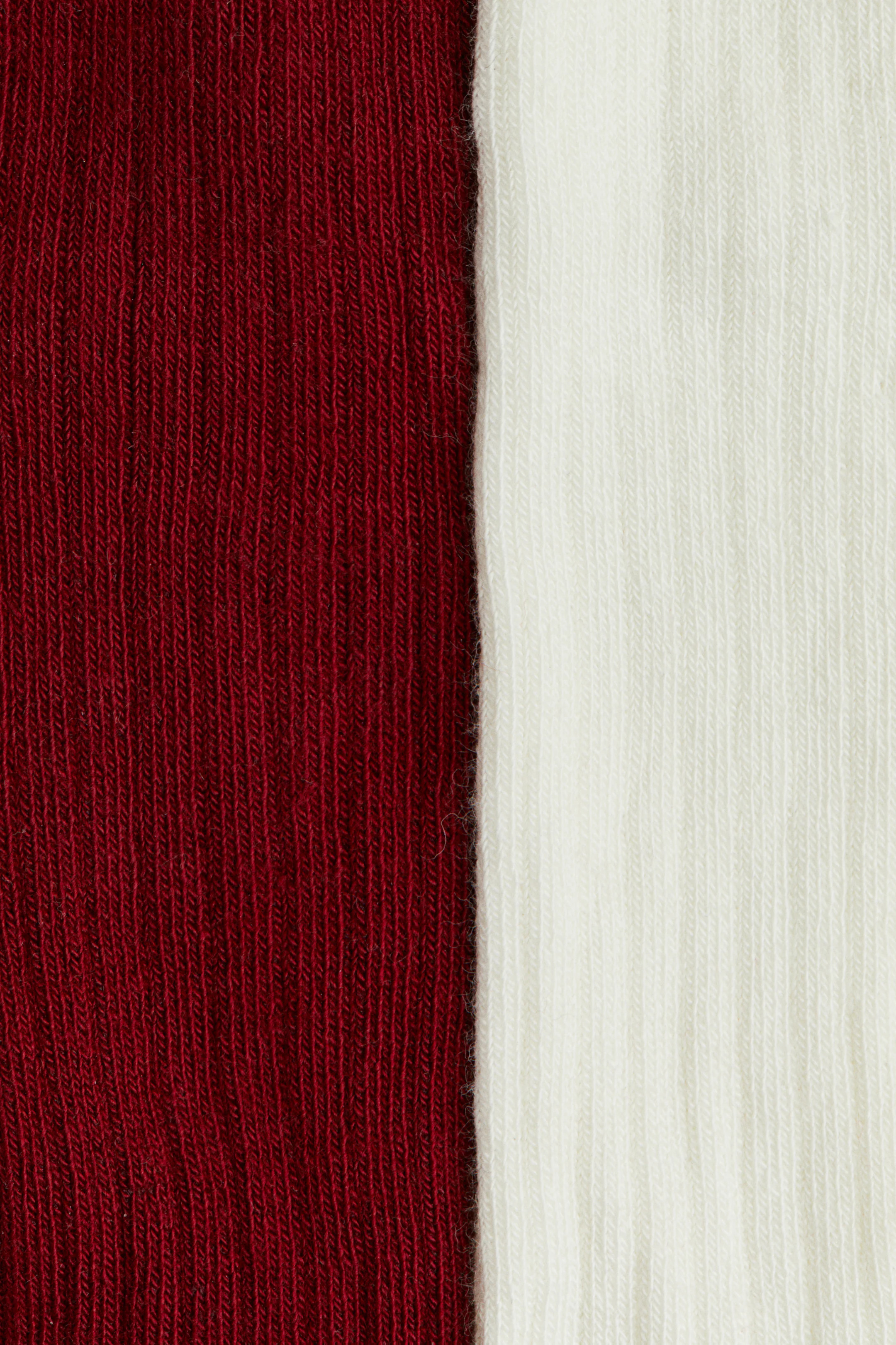 2-Pack Ribbed Tights | H&M (US + CA)