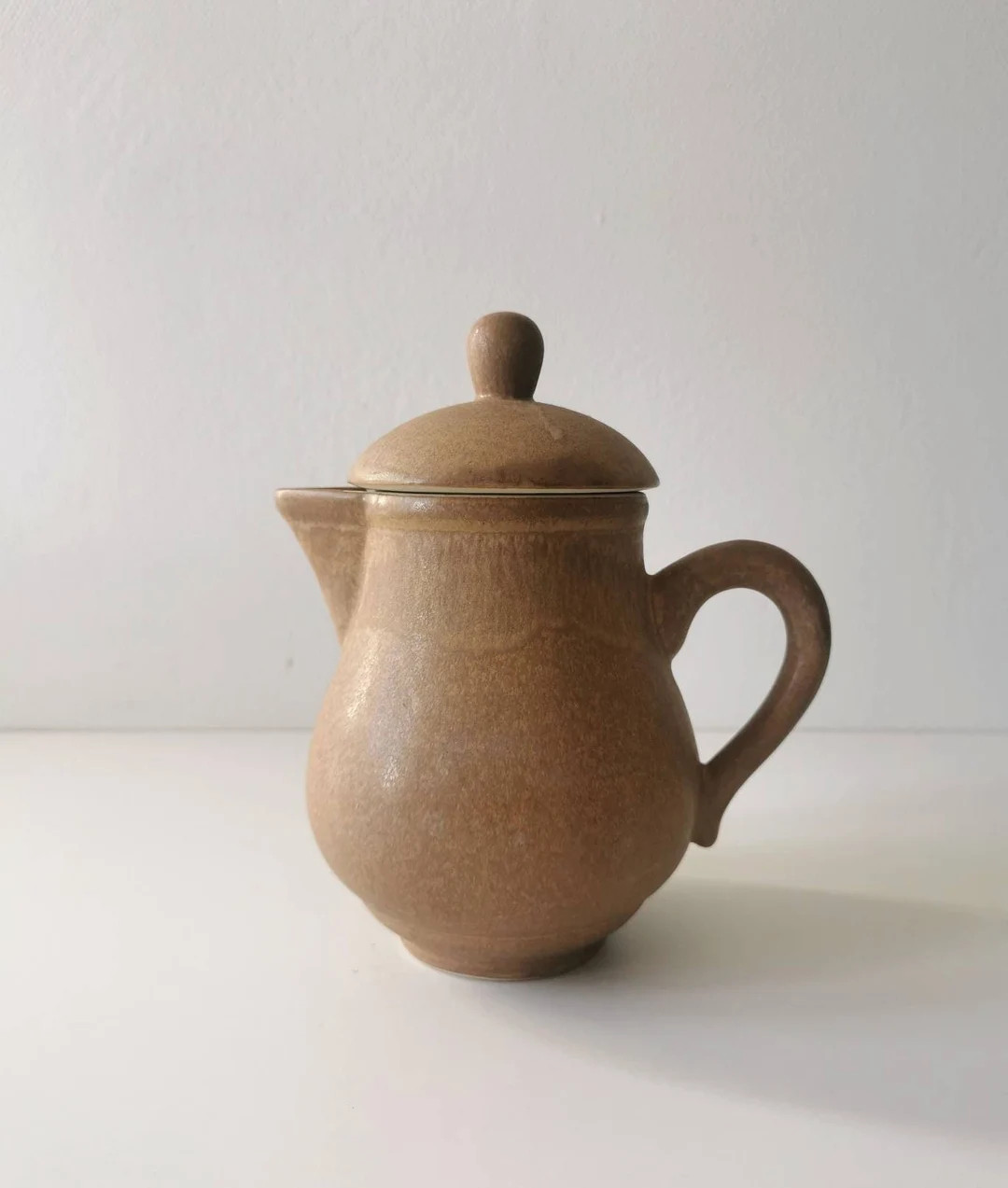 French Vintage Stoneware Coffee Jug Earthy Neutral Dining and - Etsy | Etsy (US)