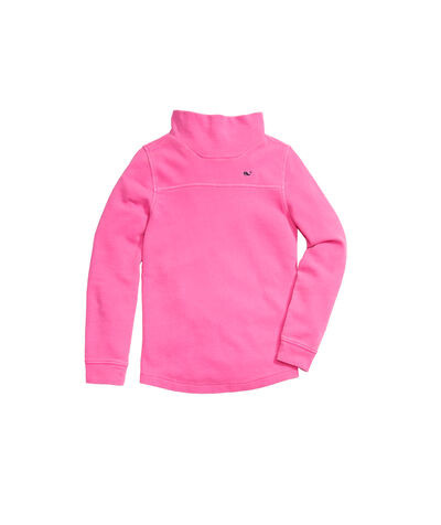 OUTLET Girls' Garment-Dyed Funnel Neck Pullover | vineyard vines