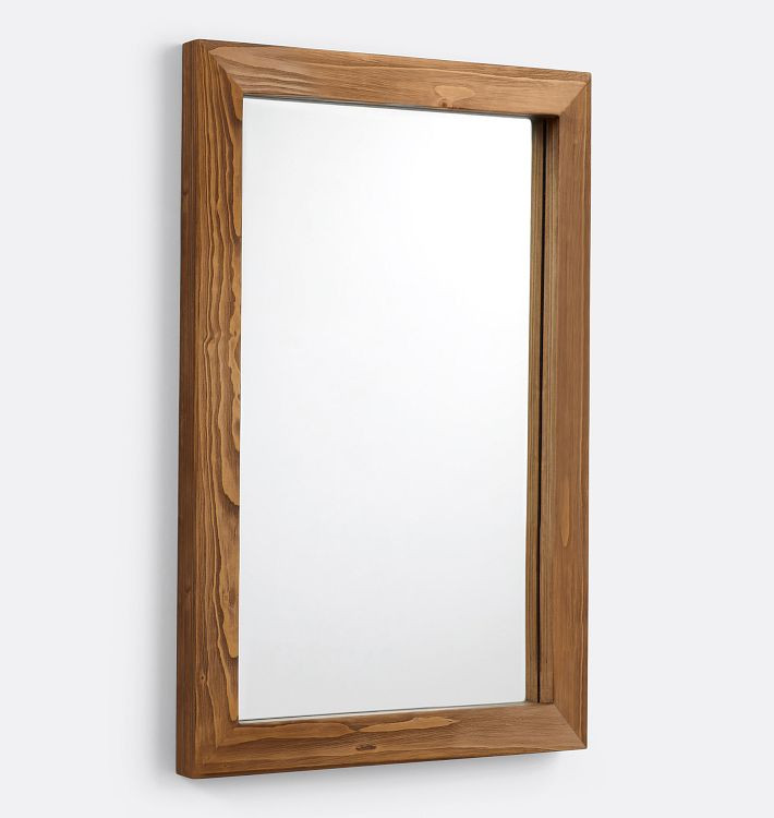 Clayton Chunky Wood Frame Mirror | Rejuvenation