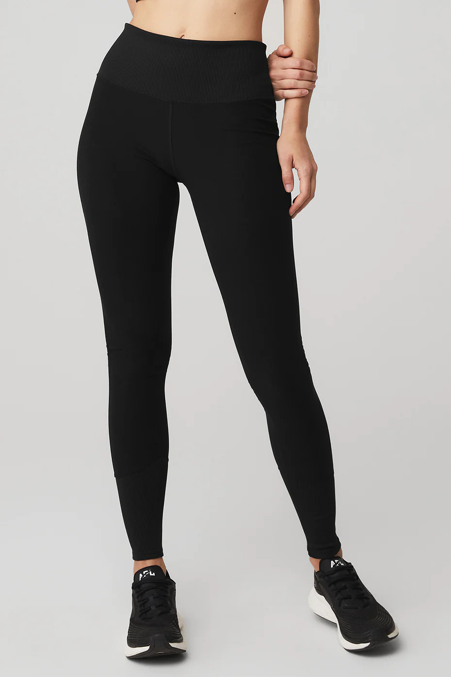 High-Waist Alosoft Lounge Legging in Black, Size: 2XS | Alo Yoga (US)