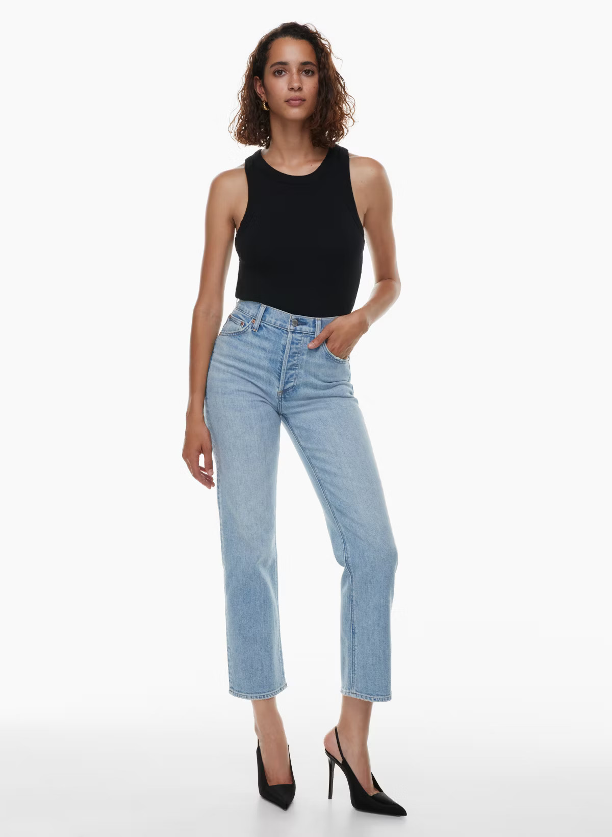 THE ARLO HI-RISE STRAIGHT JEAN | Aritzia