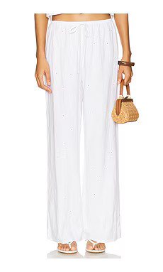Bella Dahl Wide Leg Pant in White from Revolve.com | Revolve Clothing (Global)