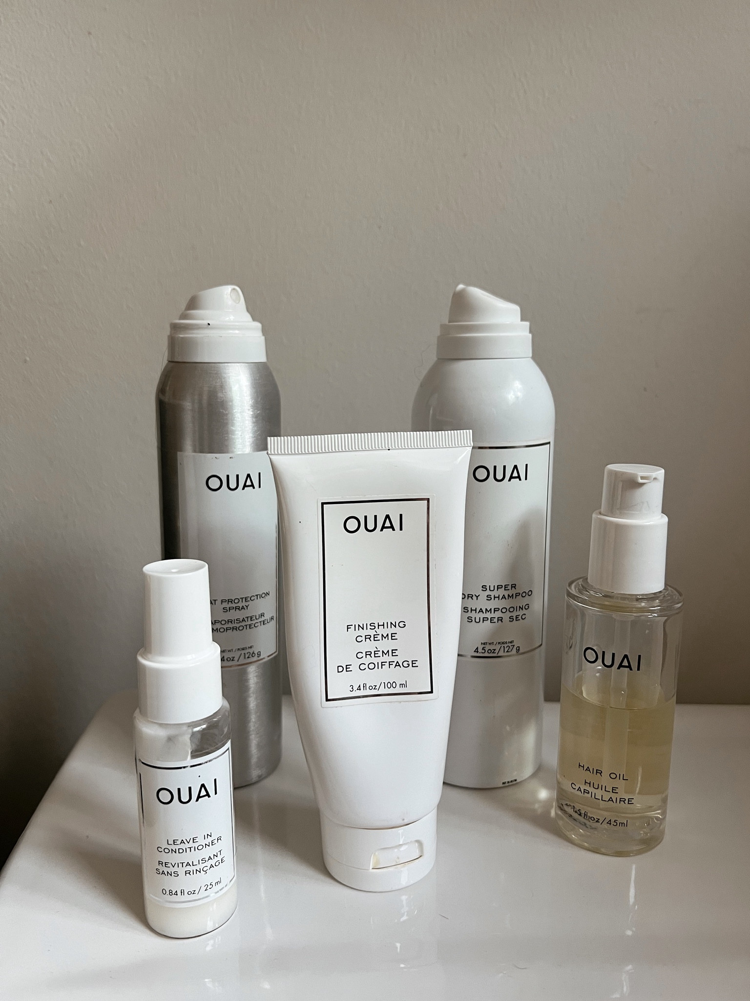 Ouai haircare essentials: hair, haircare, hair products, dry shampoo, beauty routine, hairspray, hair mask, beauty products, hair care, beauty favs, beauty products, Ouai