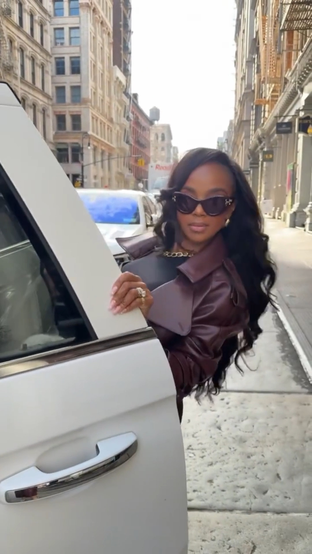 Street style that makes an entrance — this LTKCon OOTD is all about bold layers, luxe textures, and confident energy. A statement jacket like this instantly elevates a simple base, and because it can be styled so many ways, the cost per wear drops fast over time.

This is one of those looks that turns heads walking city streets, grabbing coffee between events, or heading to dinners and after-hours plans. Structured, edgy, and unforgettable.

Perfect for LTKCon days, city strolls, fashion events, travel outfits, and elevated casual moments.

📏 Sizing  
Wearing size Small  
Measurements: 5’4” · 138 lbs · 34D · 27” waist · 40” hips

Bold street style outfit, LTKCon fashion, statement jacket look, city chic layers, elevated casual outfit, fashion event outfit ideas, versatile outerwear styled multiple ways.

Tap to get details.

Follow me on Instagram and YouTube @kirasfashionfinds