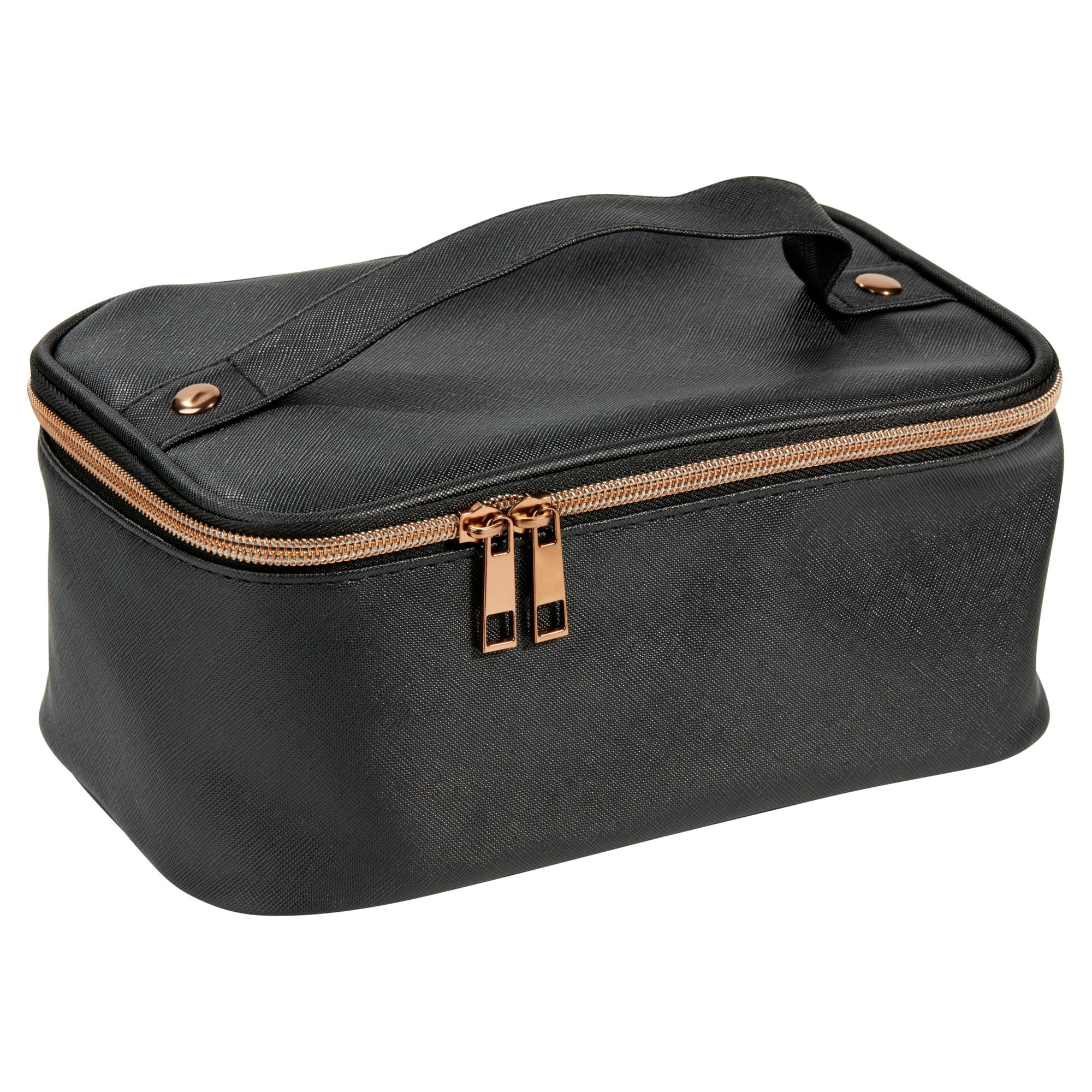 Cosmetic Train Case, Black, 9.05" x 5.51" x 4.13" - Walmart.com | Walmart (US)