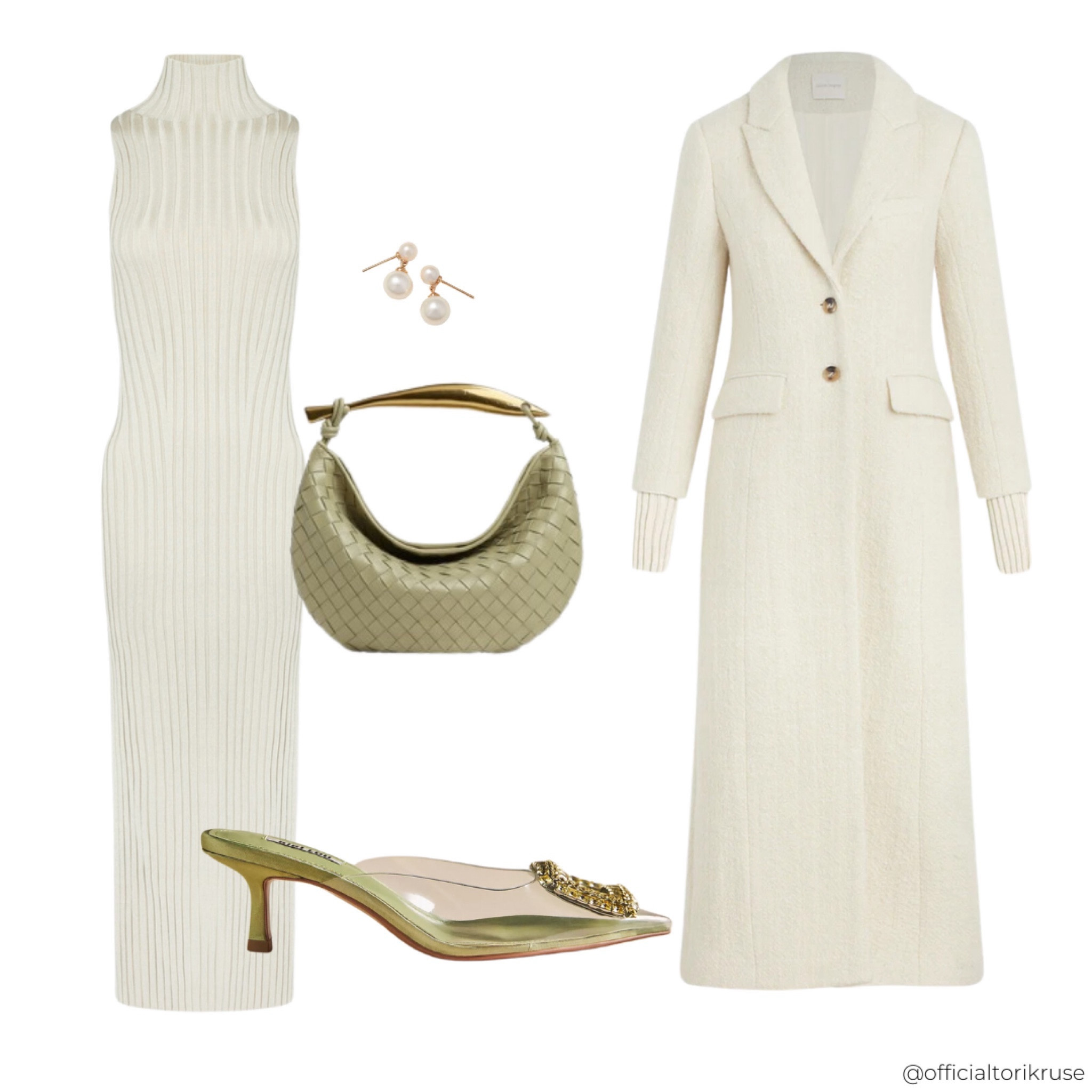 Adding a pop of sage green to the monochrome outfit 🤍✨

#LTKHoliday #LTKCyberWeek #LTKSeasonal