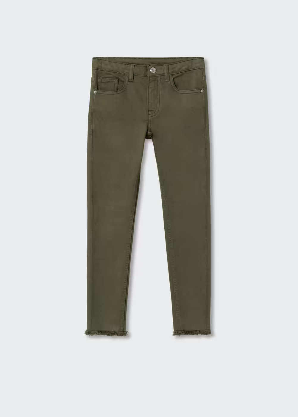 Frayed hem skinny jeans -  Women | Mango USA | MANGO (US)