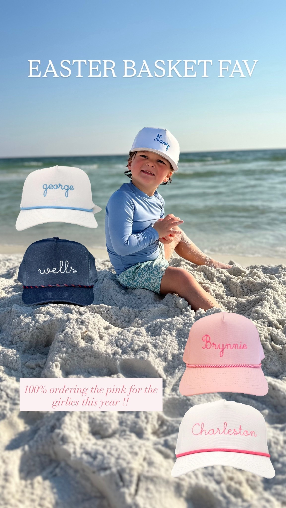 Easter basket favorite !! Hat for toddler 

#LTKKids #LTKBaby #LTKSwim