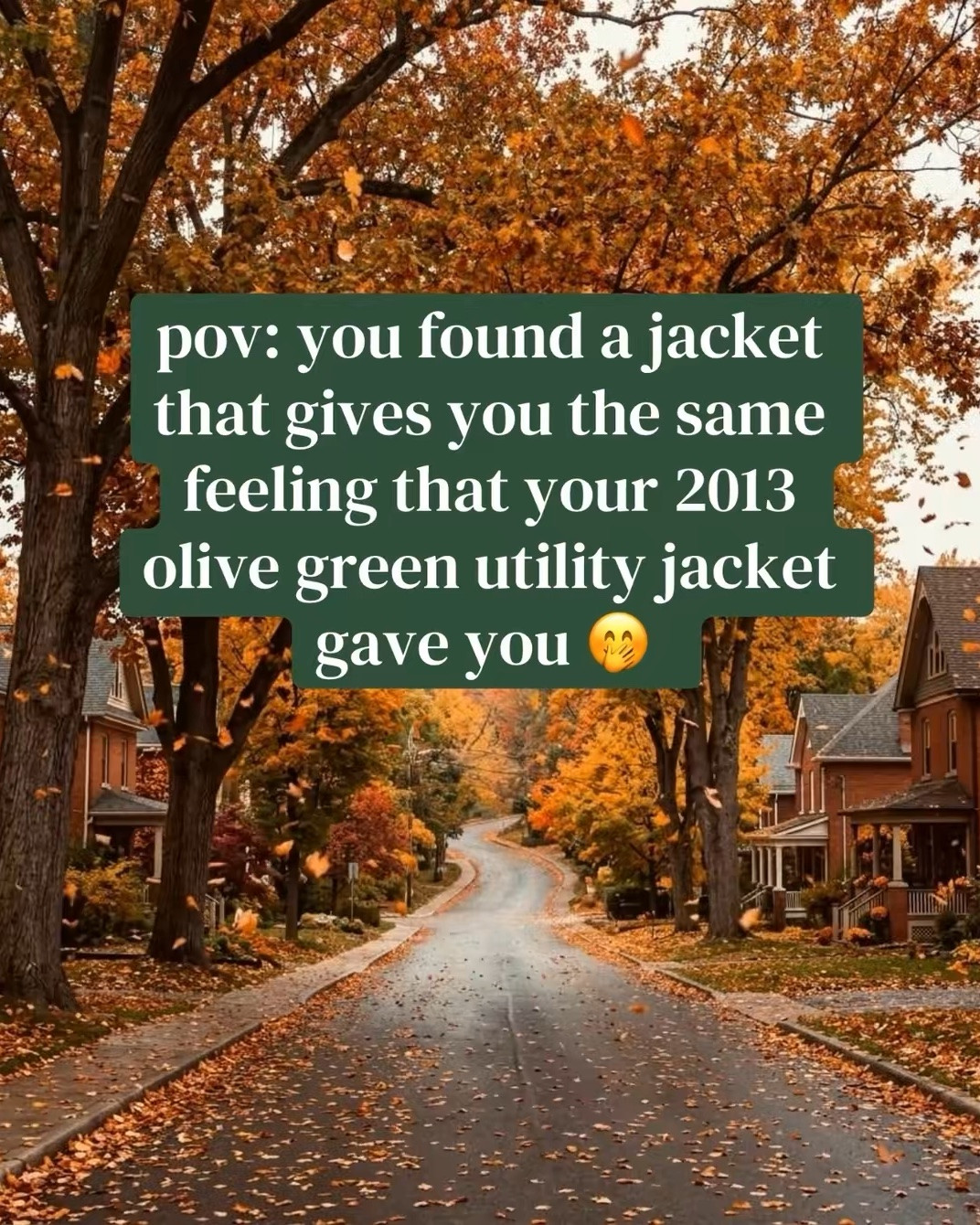 the olive green jacket that gives me nostalgic vibes 🥹 i kept my normal size small. fall outfits.

#LTKSeasonal #LTKSaleAlert #LTKootd