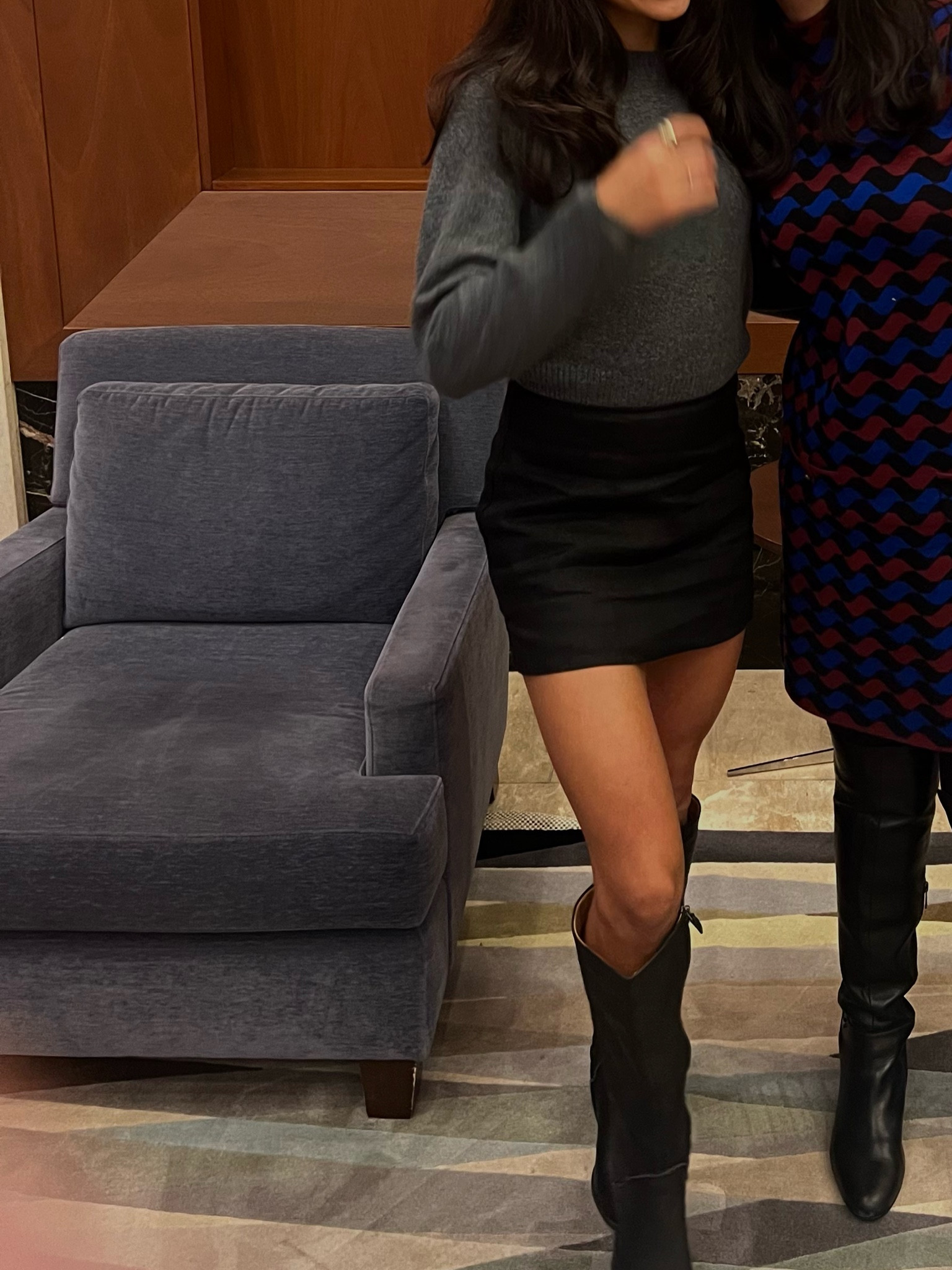 the perfect cashmere sweater, black mini skirt, tall black boots — fall transition outfit trifecta!  

#LTKSeasonal