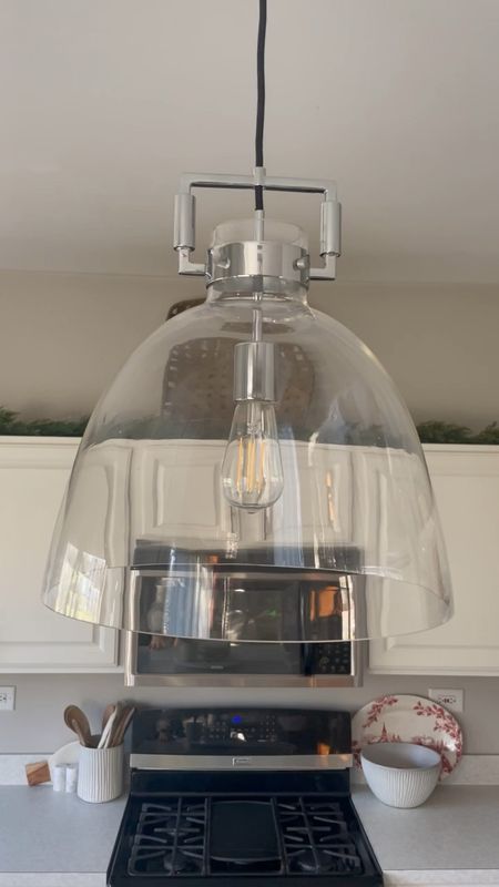 Christmas Kitchens deserve something new and shiny! This new glass pendant light from @nathanjames is the perfect addition to our little kitchen and a great price as well! 

#homedecor #homeliving #homeblog #igstyle #instalook#chicagoblogger #midwestblogger #nathanjames #ad #holidaykitchen #pendantlight

#LTKhome #LTKHoliday #LTKSeasonal