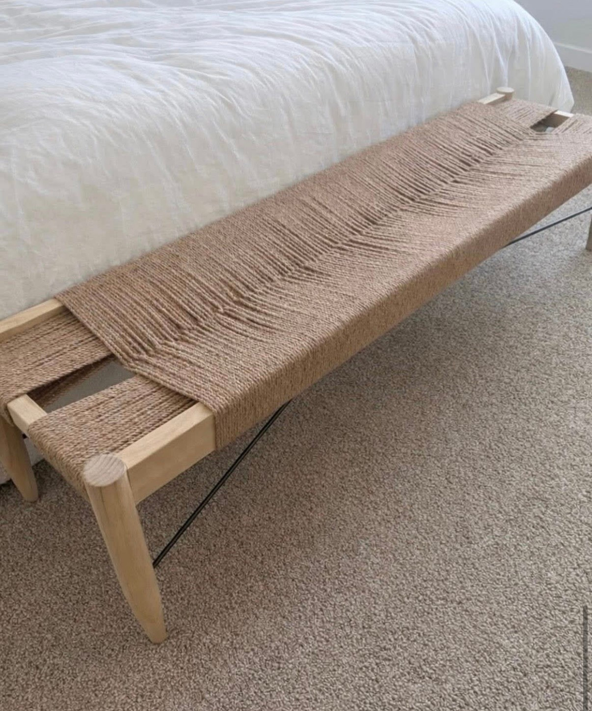 🤎 this bench looks designer… but it’s WAY less

I’m obsessed with this neutral woven bench — it looks like something straight out of a high-end showroom but it’s currently on major sale 🙌

🤍 natural wood + woven seat = that perfect elevated, neutral look
🤍 comes fully assembled (huge win)
🤍 works in an entryway, at the end of a bed, or even a dining space

it’s one of those simple pieces that instantly makes a space feel styled without trying too hard

and right now it’s over 40% off! 

linking it here so you can grab it before it sells out ✨

#LTKSaleAlert #LTKdayinmylife #LTKHome