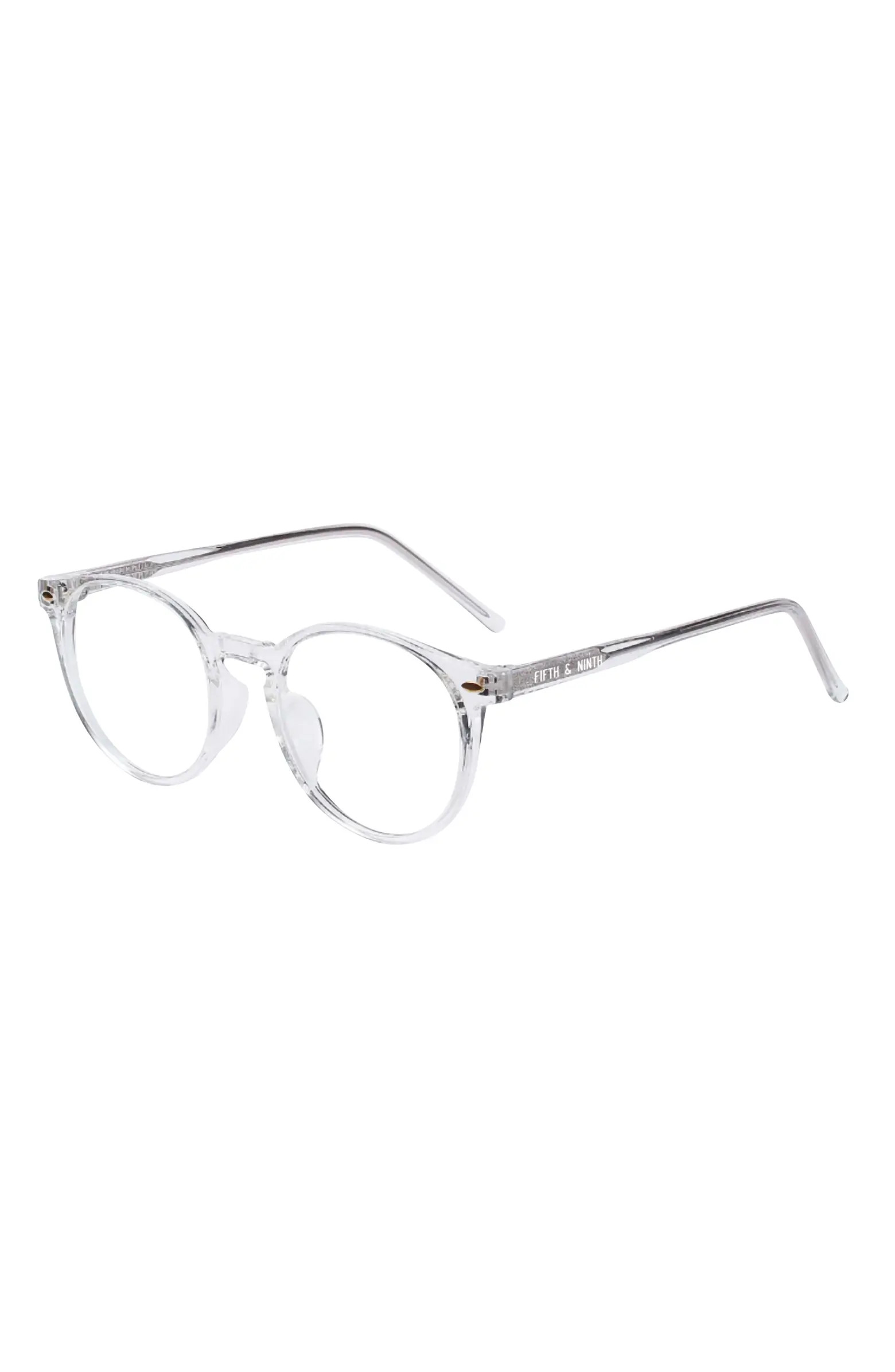 Fifth & Ninth Chandler 46mm Blue Light Filtering Glasses | Nordstrom | Nordstrom