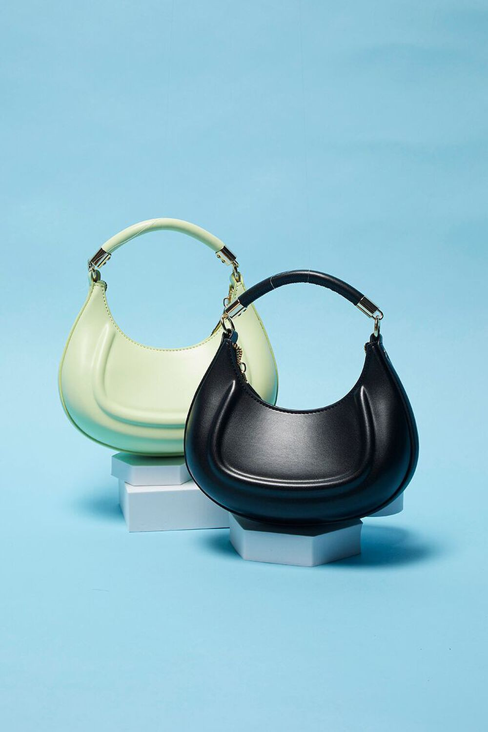 Faux Leather Crescent Shoulder Bag | Forever 21 (US)