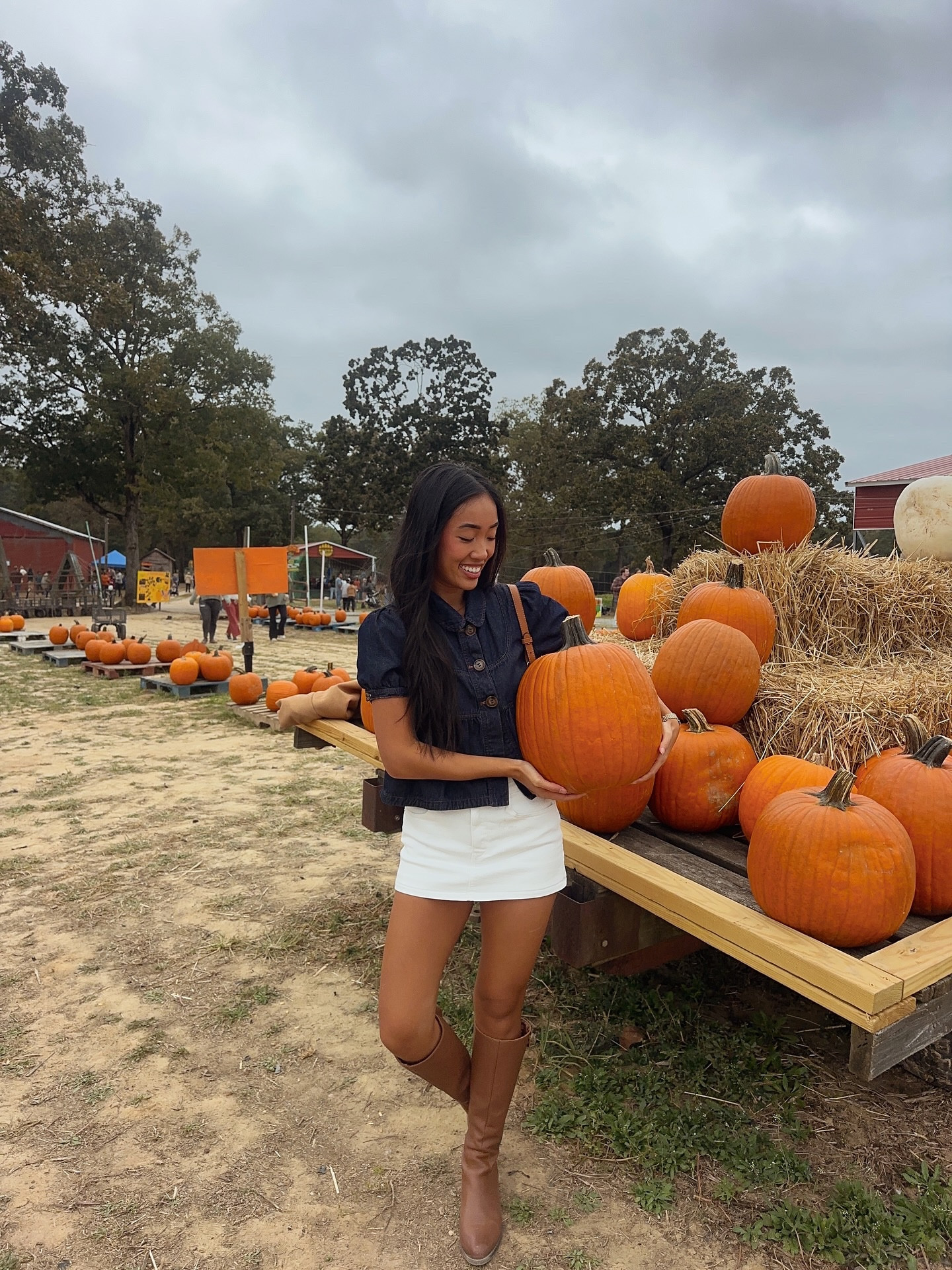 pumpkin patch outfit idea, pumpkin patch outfit, fall outfit idea, fall boots, white mini skirt, cute fall outfit inspo, raleigh content creator #fallpinterestinspo #pinterestphoto #pinterestfashion grey bandit code: brooketang15

#LTKFindsUnder50 #LTKSaleAlert #LTKStyleTip