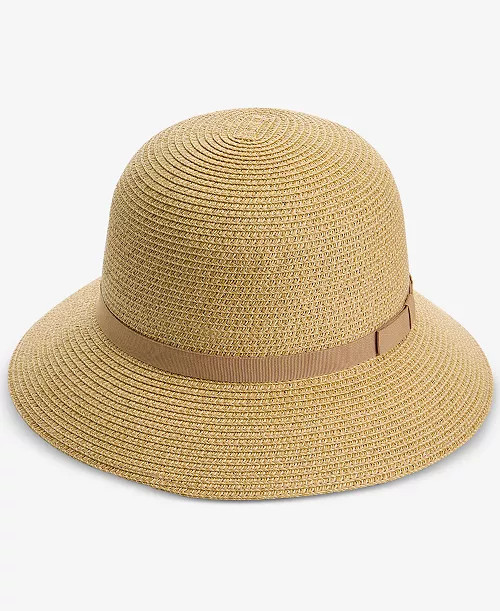 Packable Band Trim Cloche Hat | Macy's
