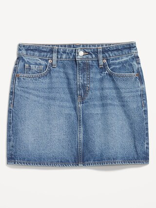 Mid-Rise OG Jean Mini Skirt | Old Navy (US)