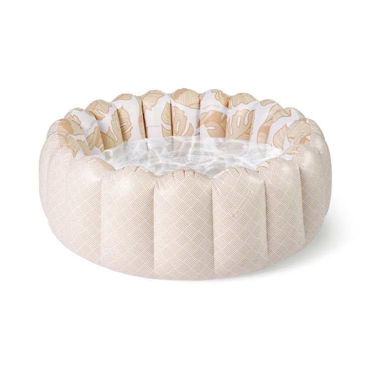 MINNIDIP Exclusive Resort Collection Tufted Inflatable Pool - Rattan Palms | Target