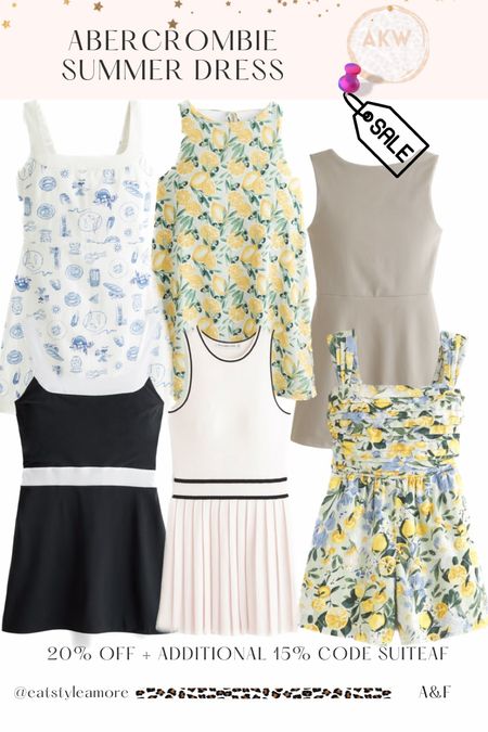 The cutest summer dresses and summer prints. Mini dresses,
Rompers and active dresses. 

I usually wear TTS in Abercrombie dresses. 

#LTKSeasonal #LTKfindsunder100 #LTKsalealert