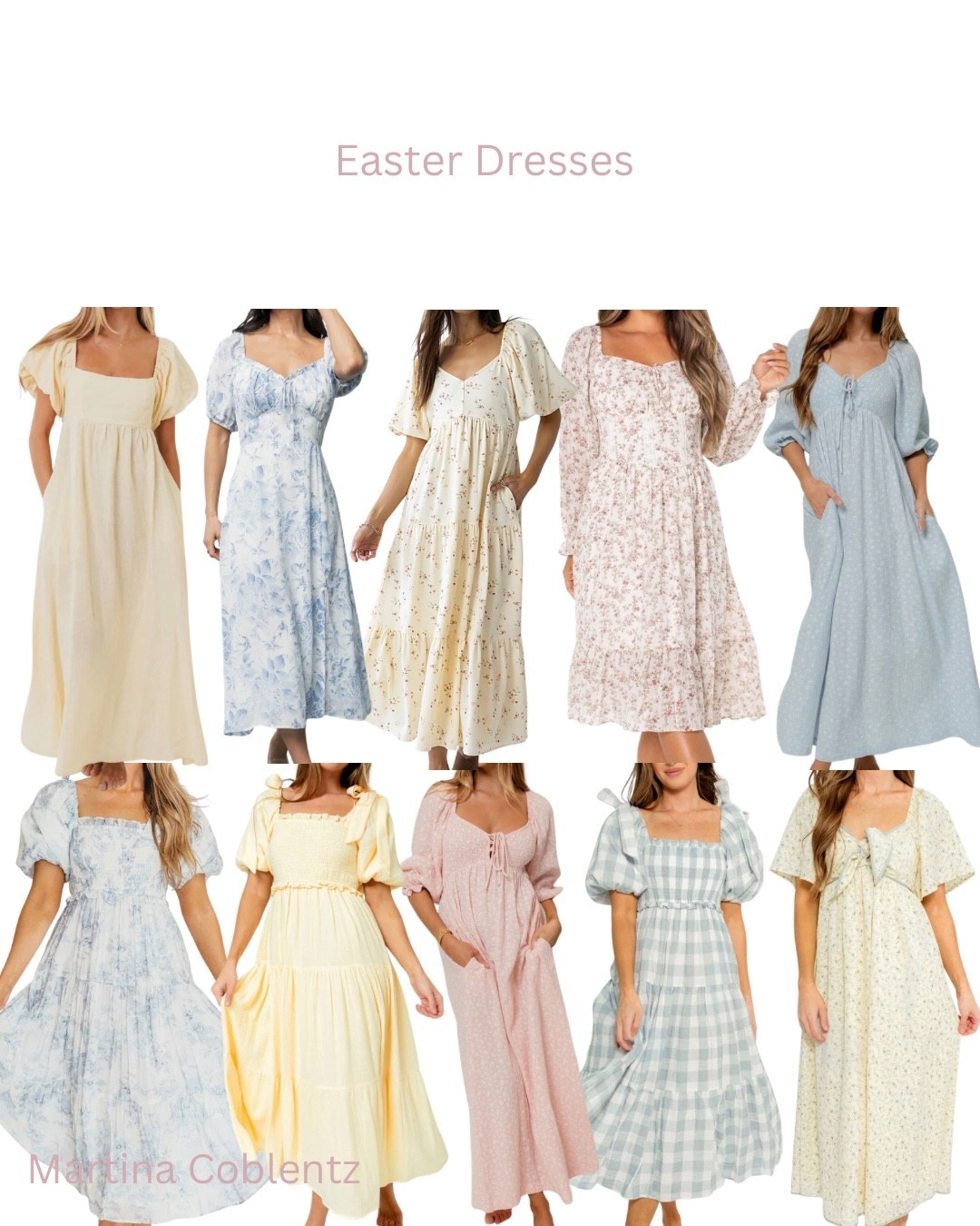 Easter/ spring and summer dresses 


• modest outfit •spring outfit •summer outfit •Mennonite •modest clothes •modesty •outfit inspiration •outfit inspo •fashion •modest dress •Easter dress •summer dress 

#LTKPetite #LTKootd #LTKMidsize
