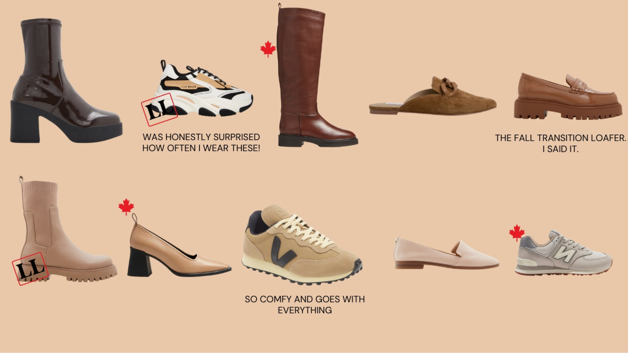 all the brown boots and shoes i’m loving this fall, fall capsule wardrobe; autumn capsule wardrobe, fall shoes, fall outfits, autumn shoes, autumn outfits, Capsule wardrobe shoes, brown shoes, brown boots, what shoes to wear this fall, affordable shoes, fall catalogue shoes, autumn catalogue shoes, brown boots for fall, seasonal shoes, neutral shoes, minimalist outfits, minimalist fashion￼