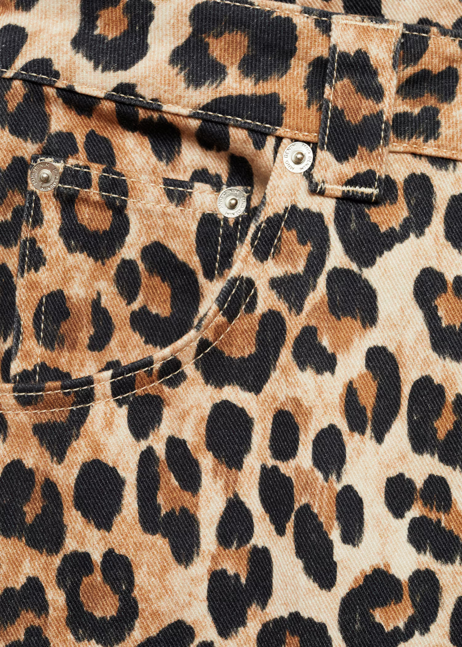 Leopard-print wideleg jeans | Mango (US/MX/AU)