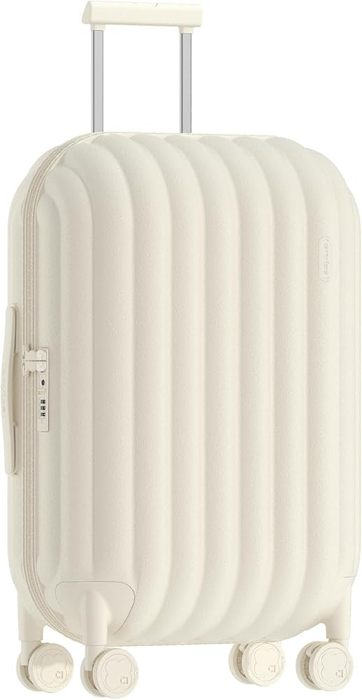 artrips Checked Luggage 24 inch,Medium Suitcase with 8 Spinner Wheels,PC Lightweight Hardside Lug... | Amazon (US)