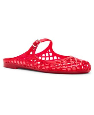 Madden Girl Women's Safron Caged Jelly Mary-Jane Slip-On Flats - Macy's | Macy's