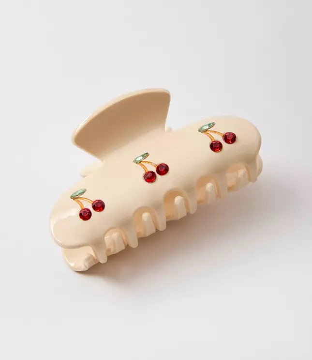 Sparkle Cherry Claw Hair Clip | LOFT