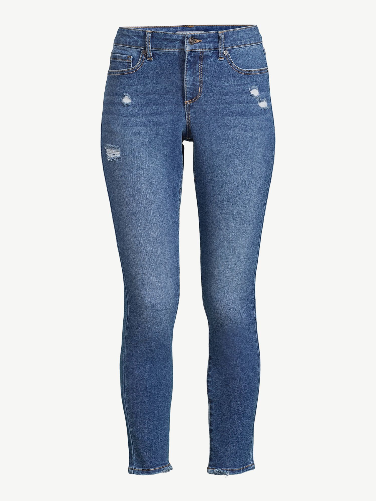 Sofia Jeans by Sofia Vergara Women's Sofia Mid Rise Skinny Ankle Jeans - Walmart.com | Walmart (US)