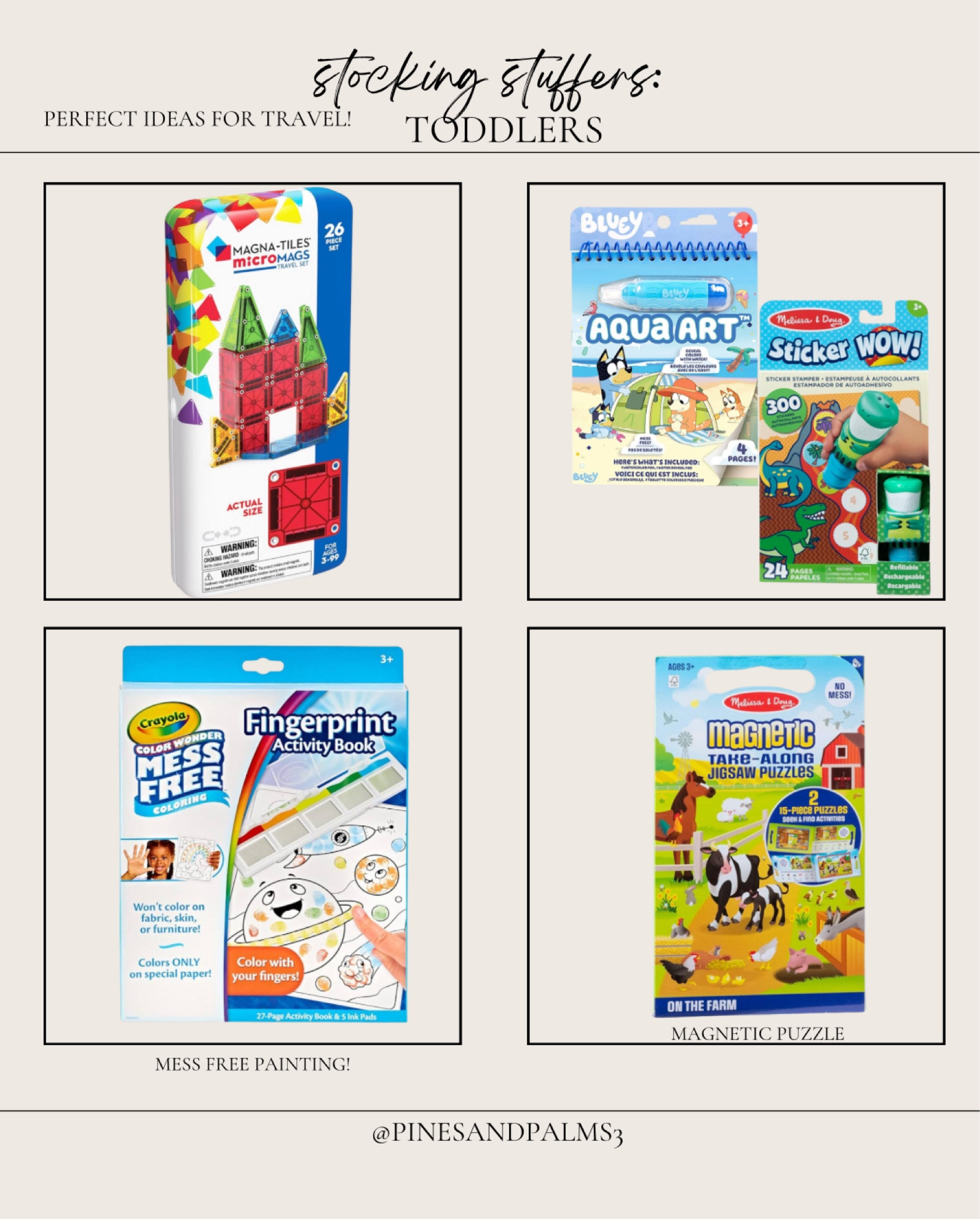 Stocking stuffers for toddlers and kids 
Travel ideas for kids 

#LTKKids #LTKGiftGuide