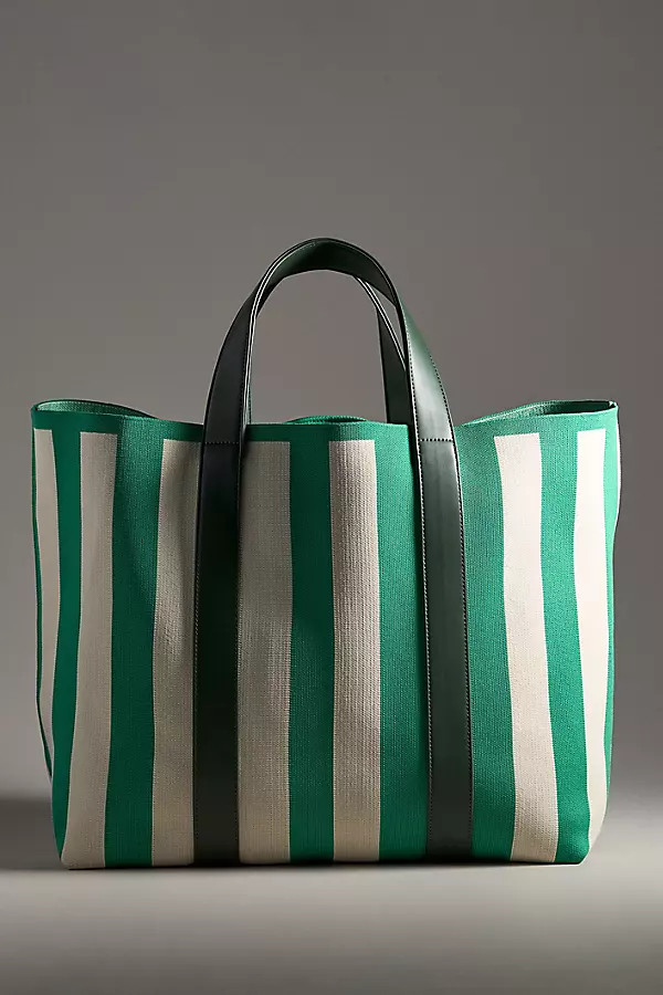 Everyday Stripe Knit Tote | Anthropologie (US)