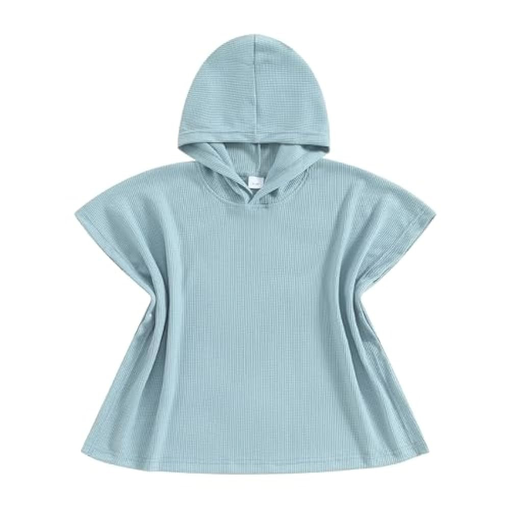 Kids Swim Cover up Girls Boys Waffle Towel Poncho Swimsuit Coverups for Beach, Pool, Bath | Amazon (US)