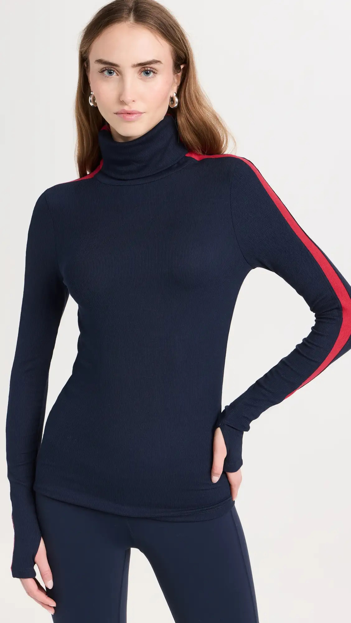 Splits59 Jackson Rib Full Length Turtleneck Top | Shopbop | Shopbop