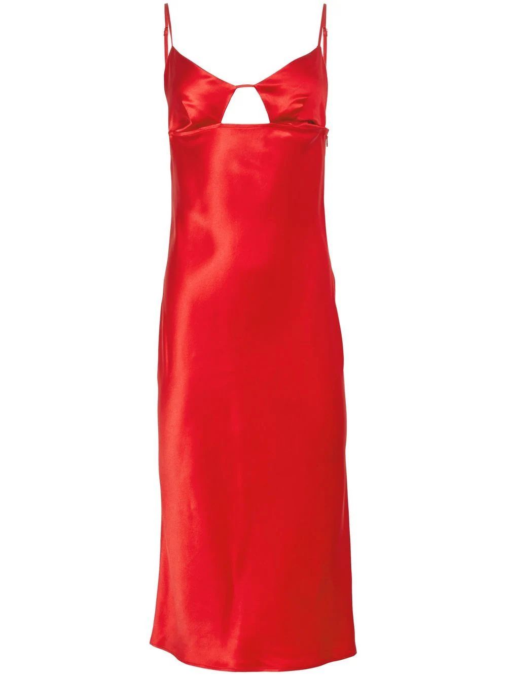 Fleur Du Mal Eco-Luxe Keyhole Slip Dress - Farfetch | Farfetch Global