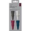 Rabbit (W6121) Wine and Beverage Bottle Stoppers with Grip Top (Assorted Colors, Set of 4) | Amazon (US)