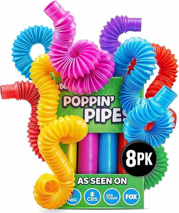 BUNMO Pop Tubes - Sensory Toys - Fidget Toys - Imaginative Play & Stimulating Creative Learning -... | Amazon (US)